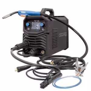 EasyMIG 215 pakiet SYNERGICZNY MIG Z WYŚWIETLACZEM LCD MIG/MAG/TIG tryb spawania manualnego