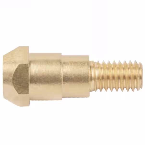 Mosiężny łącznik prądowy M6 do uchwytu spawalniczego MIG MAG SPARTUS 240 i 241 (standard Fronius), numer katalogowy NW24-30-006.