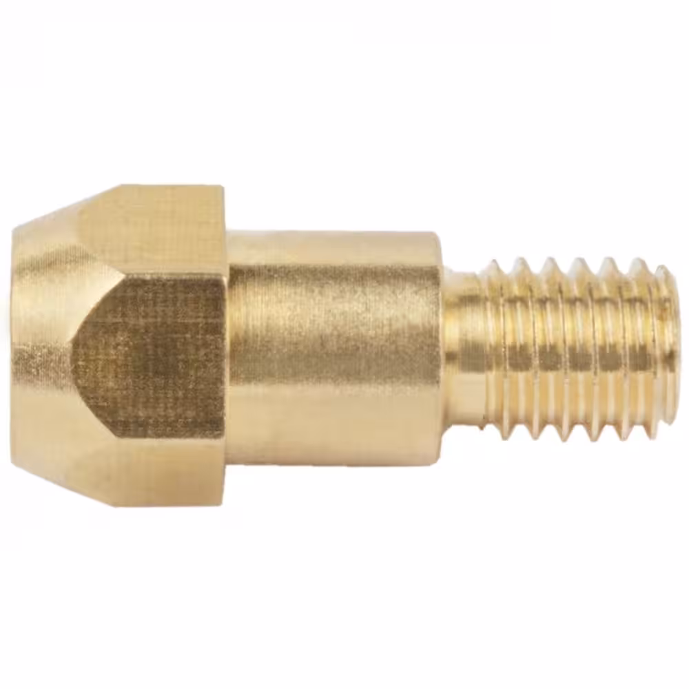 Mosiężny łącznik prądowy M6 do uchwytu spawalniczego MIG MAG SPARTUS 360 (standard Fronius), numer części NW36-30-00.