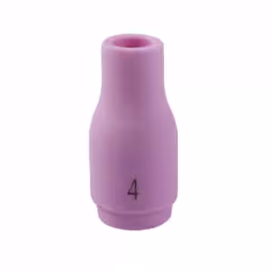 Różowa dysza ceramiczna nr 4 SPARTUS NW13N08 do palnika TIG 9 i 20, średnica 6,5 mm, długość 30 mm.