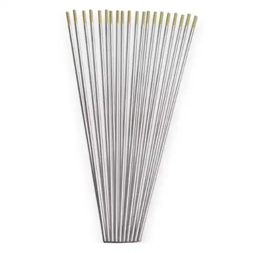 Złota elektroda wolframowa TIG WL15 2.4mm 175mm lantanowa uniwersalna do stali i aluminium opakowanie 10 sztuk