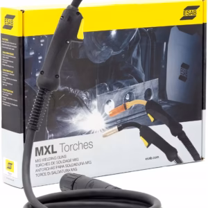 Uchwyt spawalniczy ESAB MXL 201 chłodzony gazem, standard MB-15, długość 3m, ze złączem EURO, kod producenta 0700025220.