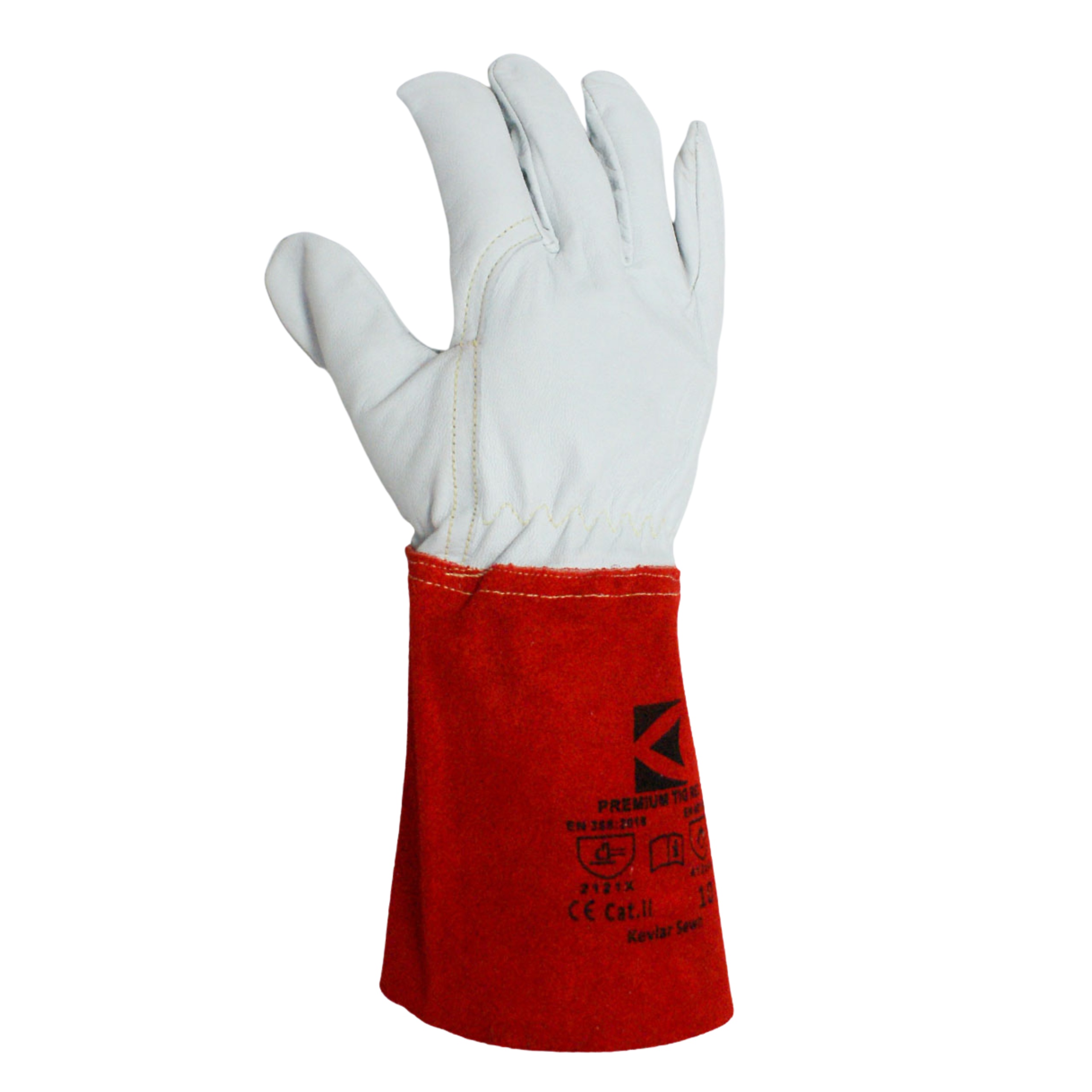 Rękawice spawalnicze Tig RED PREMIUM rozm. 10 (XL) - obrazek 2