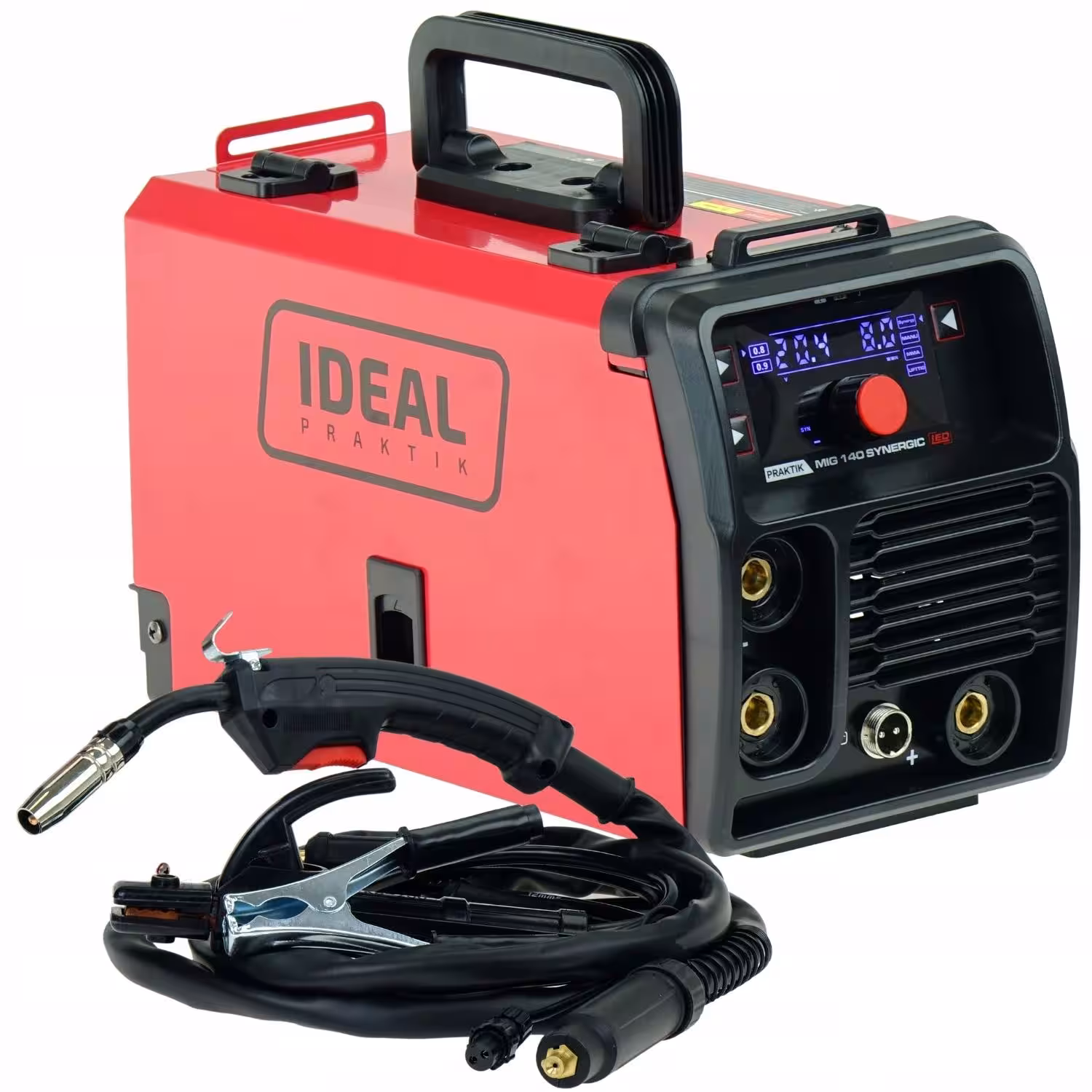 SPAWARKA MIGOMAT BEZGAZOWY Ideal Praktik MIG 140 FLUX Synergia 230V 3w1