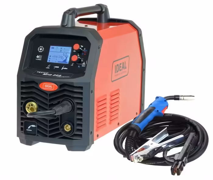Spawarka MIGOMAT 3w1 Ideal Tecnomig 205 Synergia LCD MIG 200 MMA TIG DC