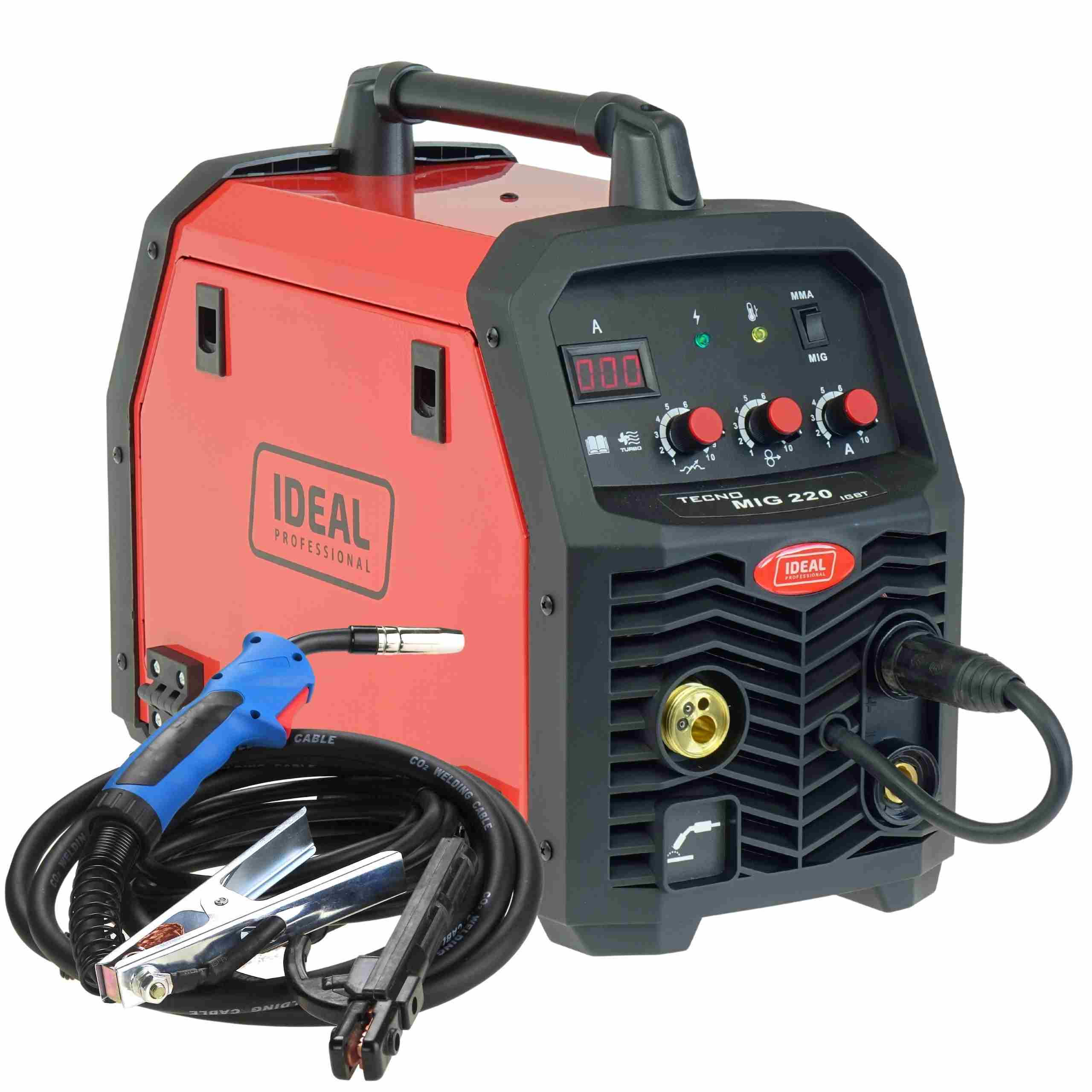 Spawarka migomat 2w1 TECNO MIG 220 DIGITAL 220A MIG MAG MMA 230V