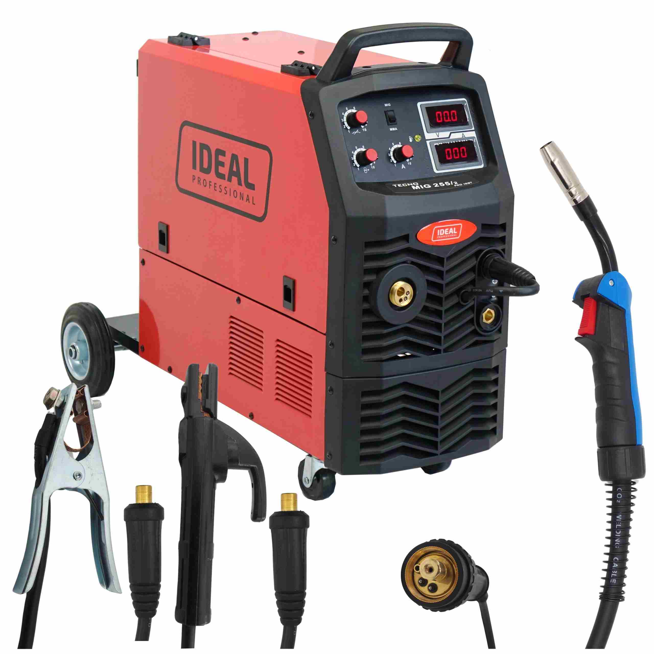 SPAWARKA MIGOMAT MIG MAG MMA FLUX 250A 230V/400V TECNOMIG 255 4X4 PRO IDEAL
