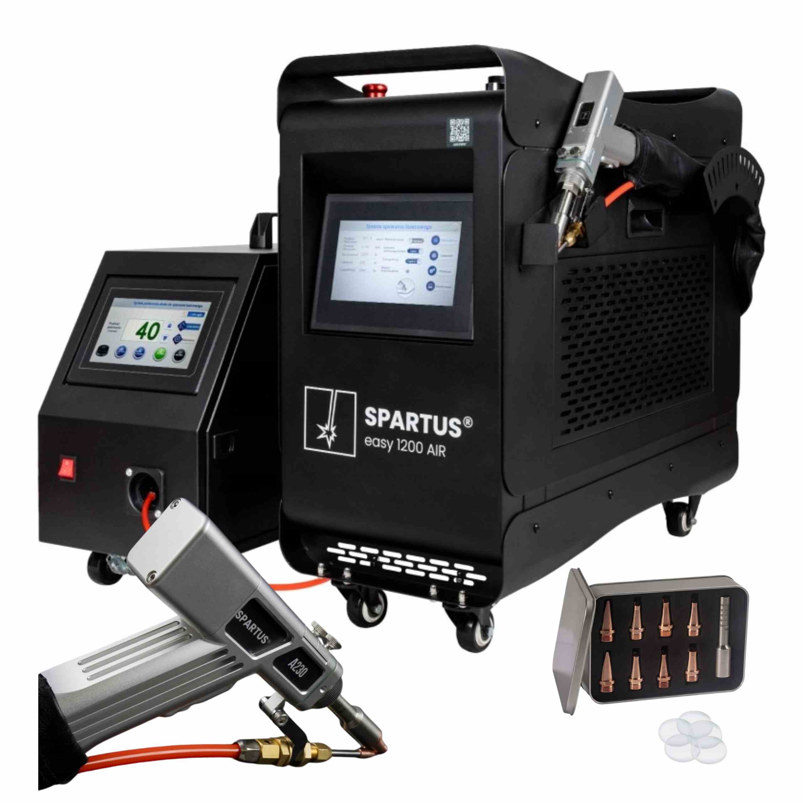 Spawarka Laserowa SPARTUS Easy 1200AIR Z Podajnikiem Drutu- Spawanie Cięcie
