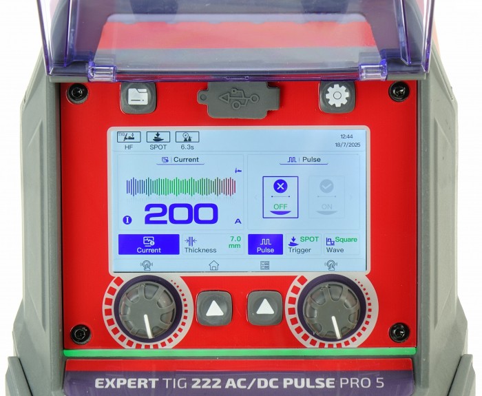 Spawarka inwertorowa IDEAL EXPERT TIG 222 AC/DC MMA PULSE LCD Pro5 230V 200A - obrazek 4