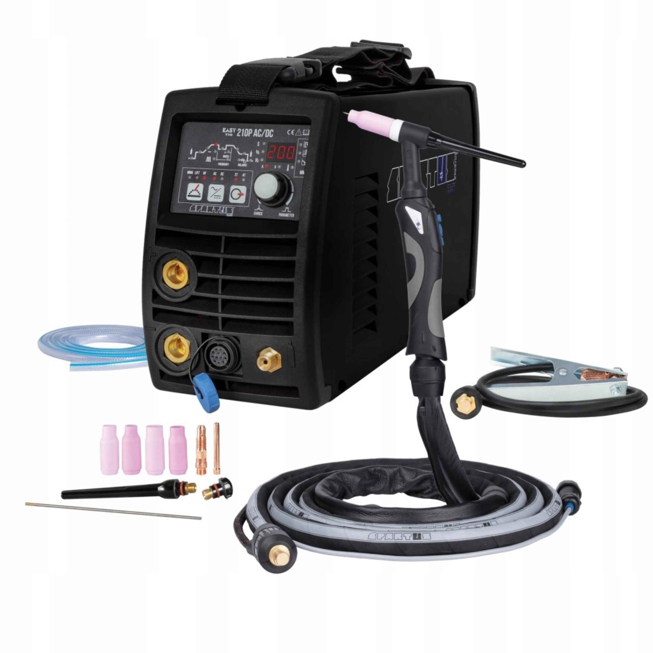 Spawarka Inwertorowa TIG AC/DC PULS SPARTUS EasyTIG 210P HF MMA AC/DC - obrazek 2