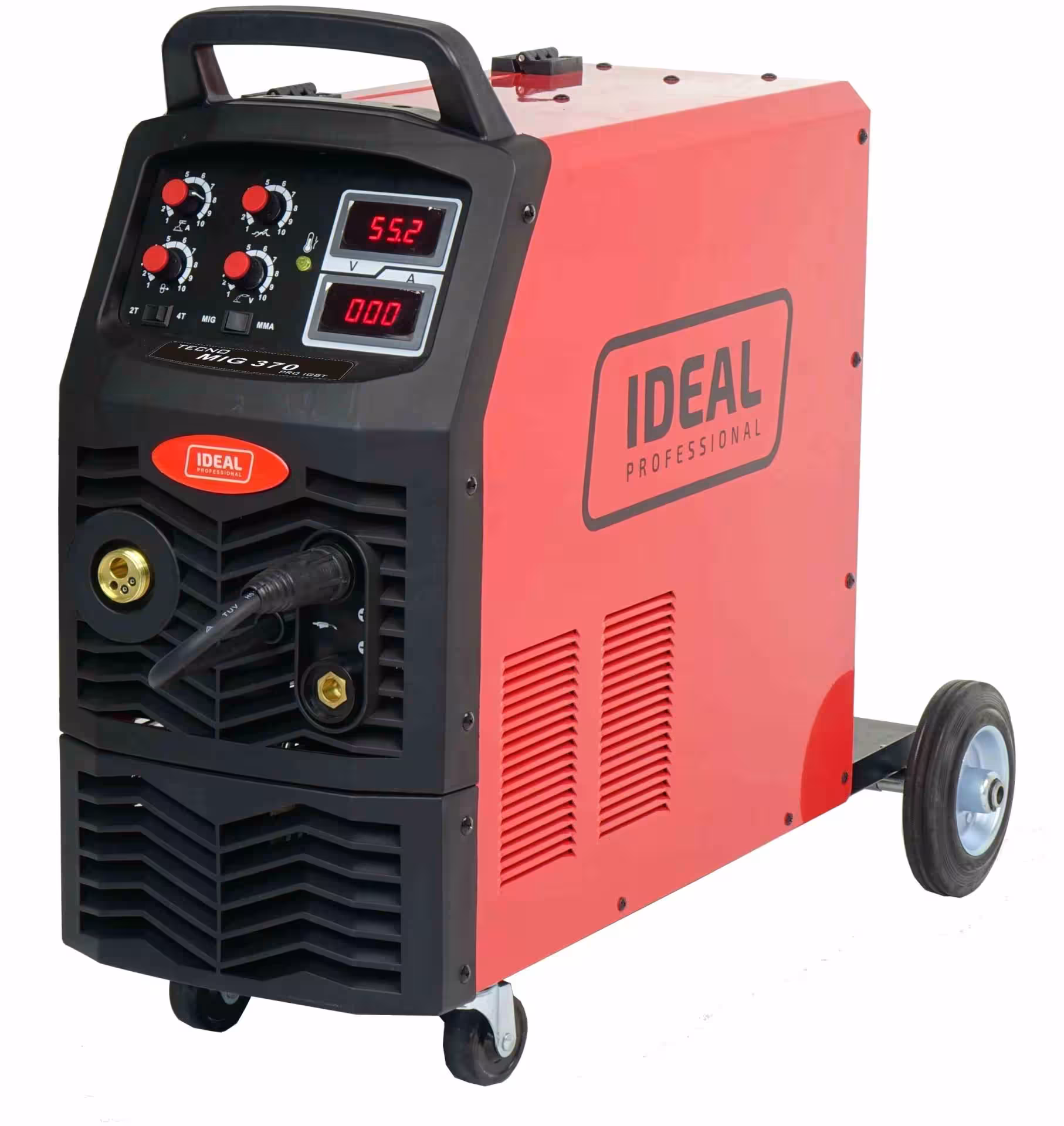 Spawarka migomat 2w1 TECNO MIG 370 4x4 DIGITAL MMA INWERTOROWA MIG MAG MMA - obrazek 8