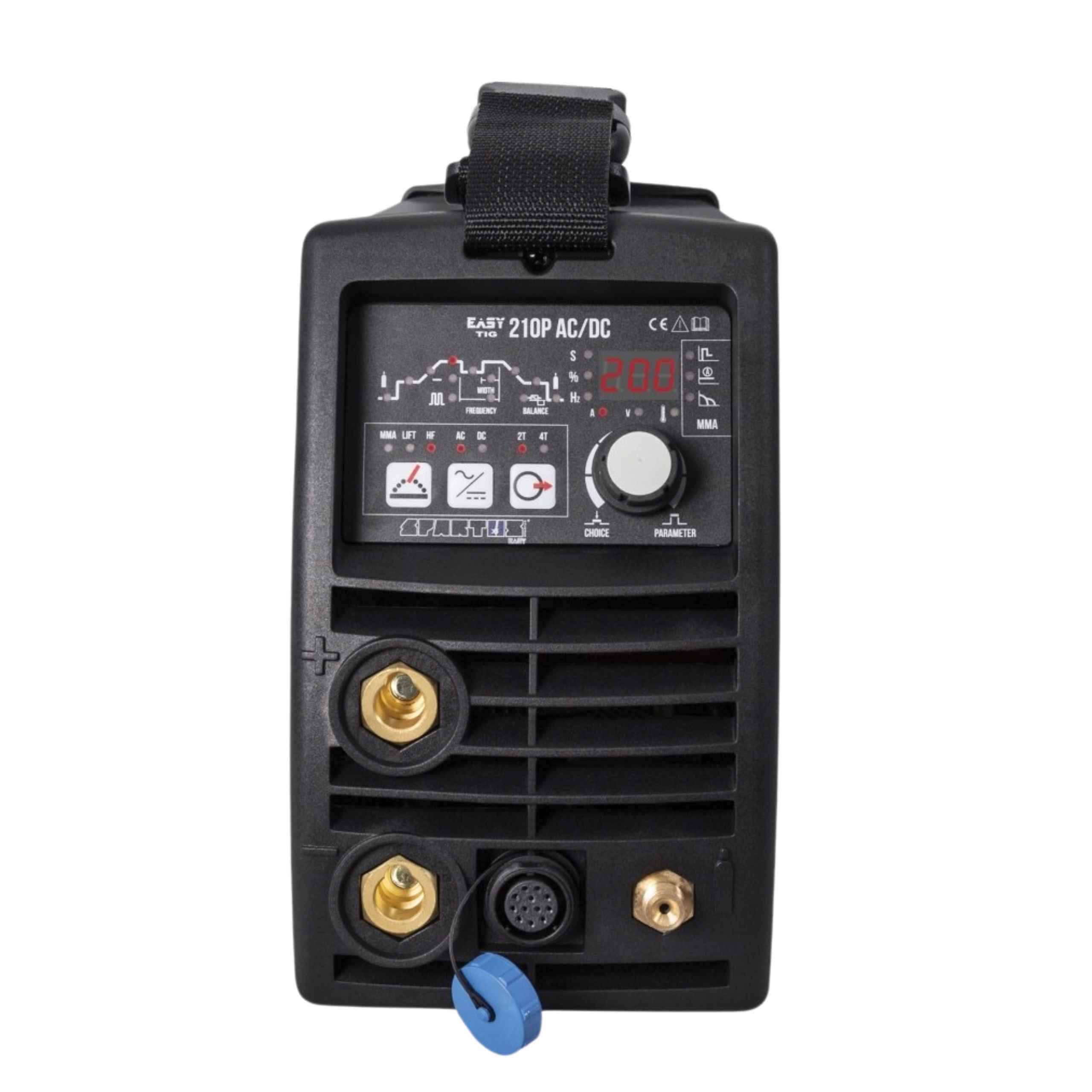 Spawarka Inwertorowa TIG AC/DC PULS SPARTUS EasyTIG 210P HF MMA AC/DC - obrazek 4