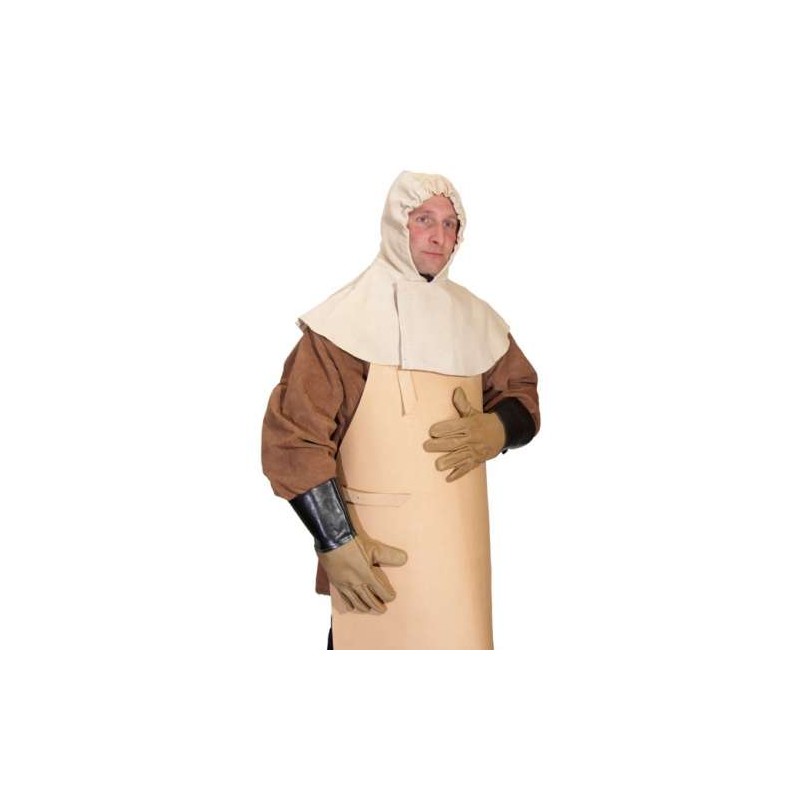 Kaptur spawalniczy ochronny skórzany (dwoina bydlęca) RENOMA - REN-006/A