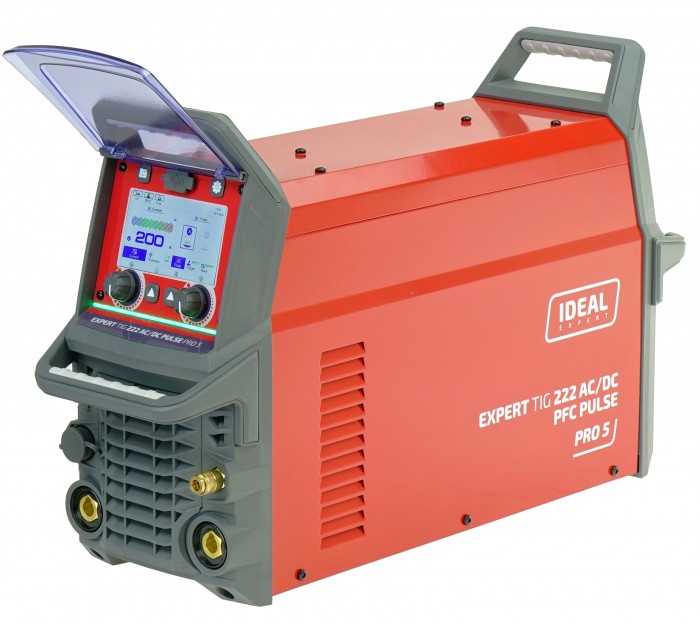 Spawarka inwertorowa IDEAL EXPERT TIG 222 AC/DC MMA PULSE LCD Pro5 230V 200A - obrazek 2