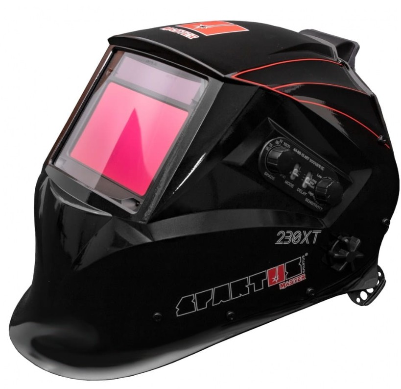 Przyłbica automatyczna SPARTUS Master 230XT z filtrem True Color do spawania MIG MAG TIG.