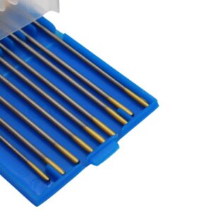 Elektroda wolframowa TIG WL15 fi 2.0mm 175mm złota (1,5% lantanowa) SPARTUS opakowanie 10 szt. / SP15RE20