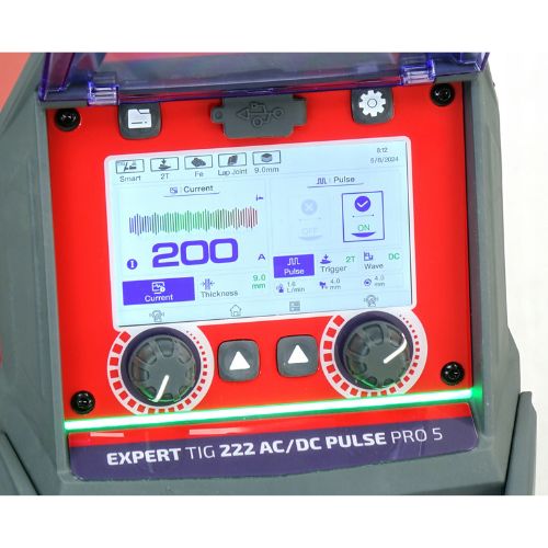 Spawarka inwertorowa TIG 222 AC/DC PULSE Pro5 LCD W EXPERT IDEAL /EXTIG222AW - obrazek 2