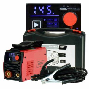 Spawarka inwertorowa MMA elektrodowa IDEAL PRAKTIK MINI 2100 LED + walizka