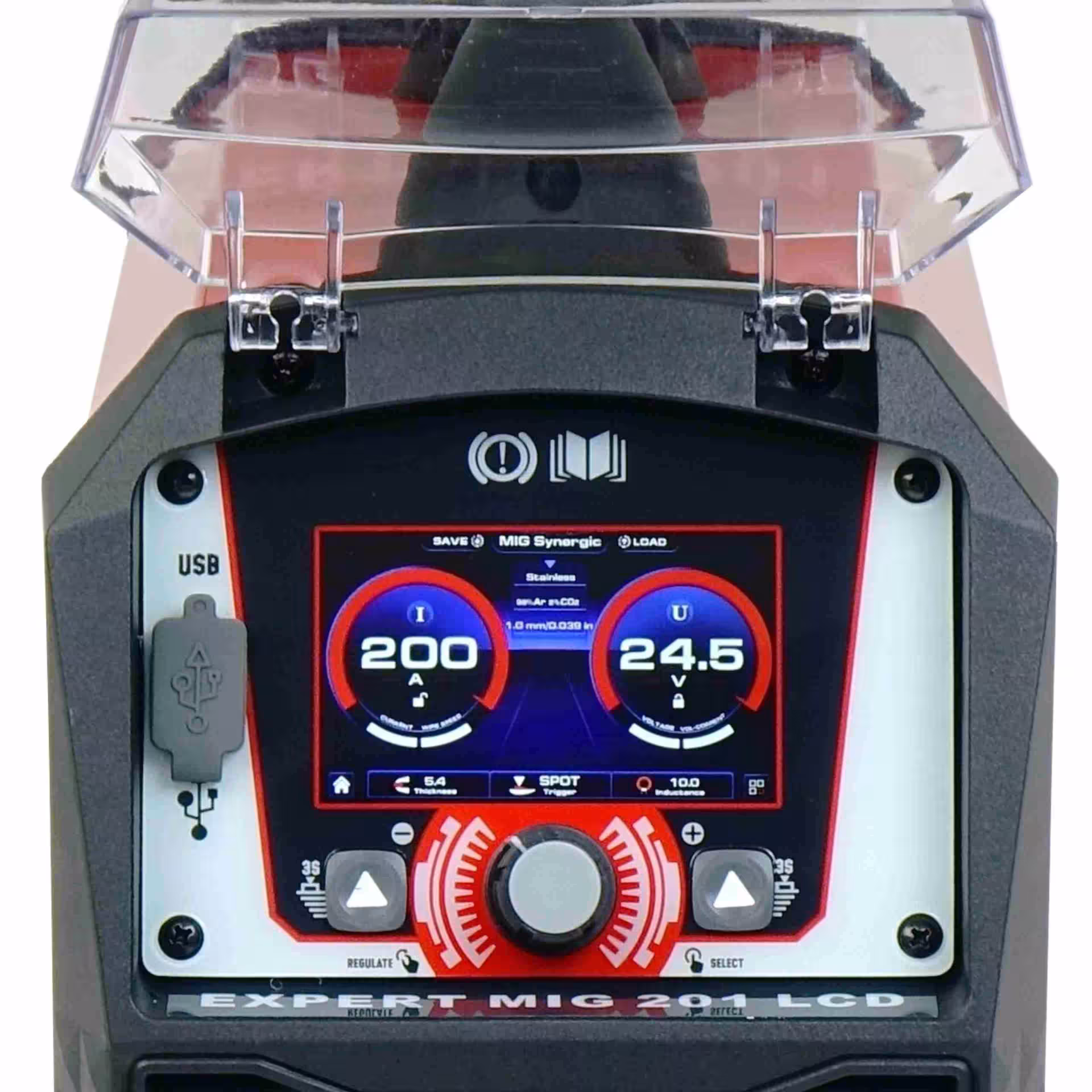 Spawarka MIGOMAT IDEAL Expert MIG 201 LCD Synergia MAG MMA TIG 200A 230V - obrazek 2