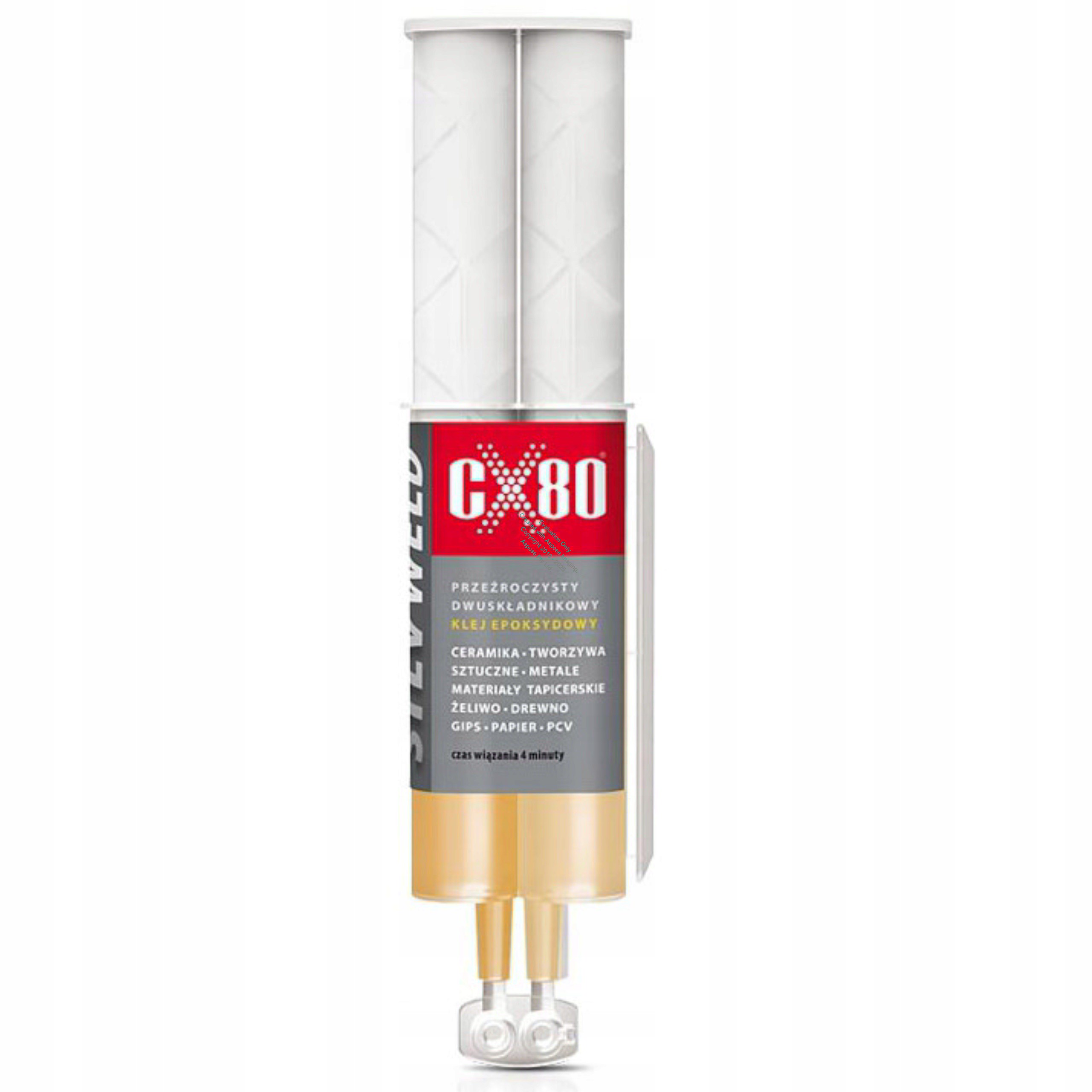 Żywica epoksydowa SILV WELD CX-80 24ml dwuskładnikowa / 079