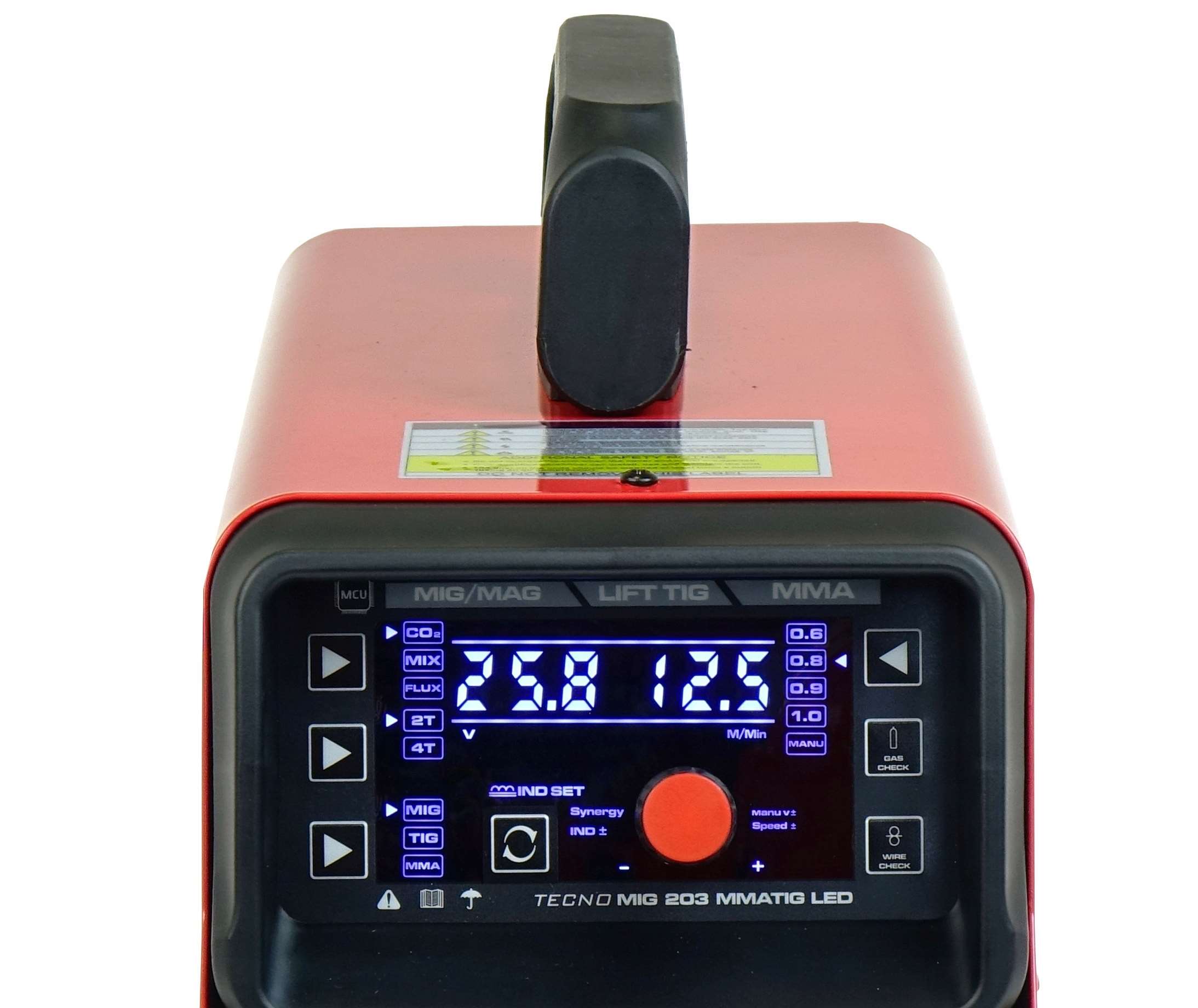 Spawarka MIGOMAT 3w1 Ideal Tecnomig 203 Synergia LCD MIG 200 MMA TIG DC - obrazek 5
