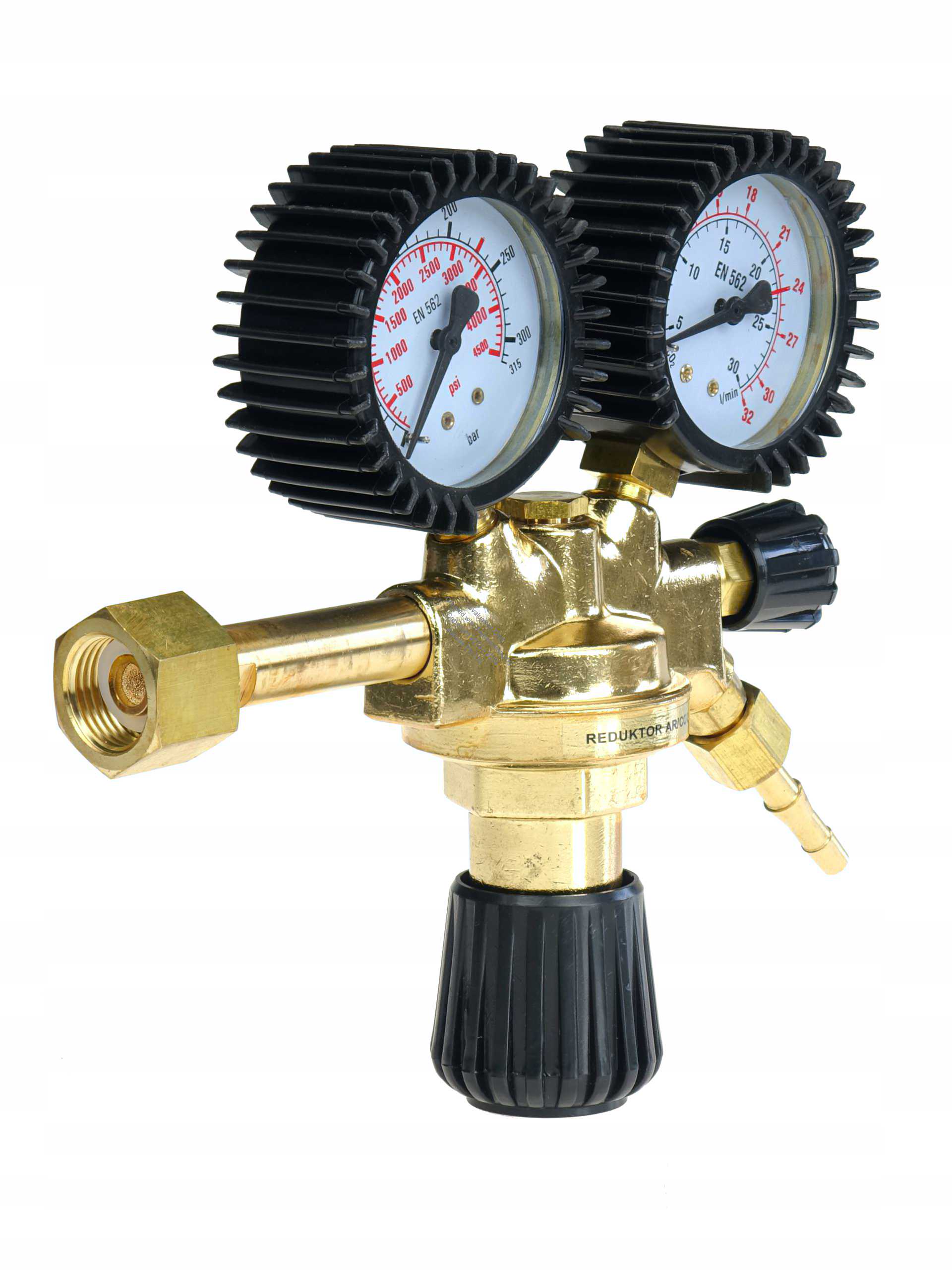 Reduktor butlowy Ar/CO2 MAXY z 2 manometrami IDEAL - 265200 - obrazek 2