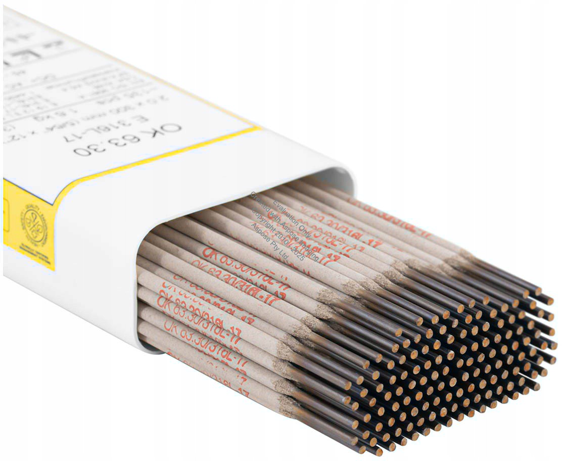 Elektroda rutylowo-kwaśna nierdzewna OK 63.30 (E316L-17) śr. 4.0x350mm 4.3kg ESAB 6330403020 - obrazek 3