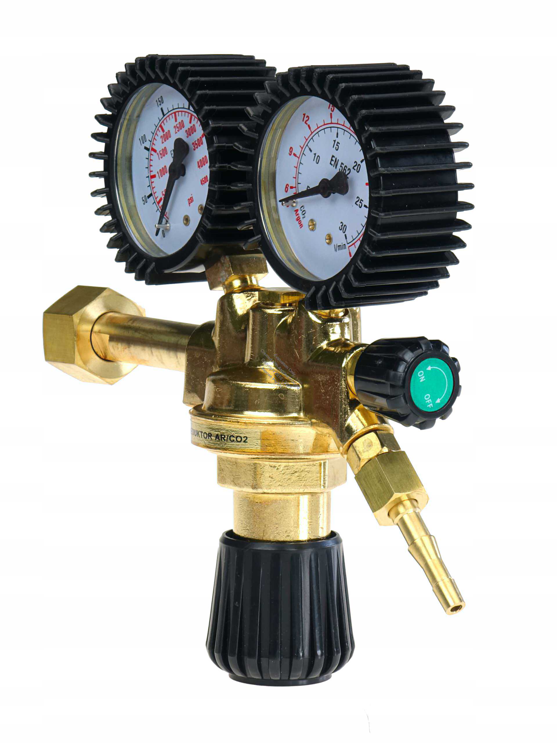 Reduktor butlowy Ar/CO2 MAXY z 2 manometrami IDEAL - 265200 - obrazek 3