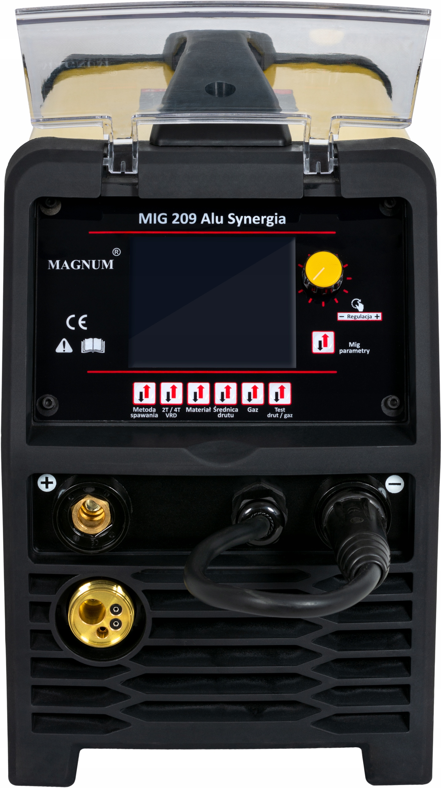 SPAWARKA MIGOMAT 3w1 Magnum MIG 209 ALU SYNERGIA LCD MIG MAG MMA TIG Lift - obrazek 3