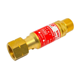 Bezpiecznik przyreduktorowy suchy FR 18 G3/8" LH acetylen GCE H0081950