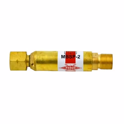 Bezpiecznik przypalnikowy gazowy MBSP-2 3/8 LH do propanu marki Perun, kod produktu W877-5351.