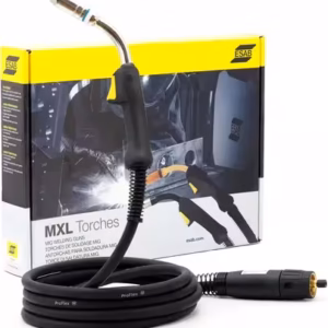 Profesjonalny uchwyt spawalniczy MIG/MAG ESAB MXL 271 o długości 3m ze złączem EURO, typ MB-25, numer katalogowy 0700025230 do spawania półautomatem.