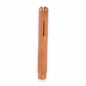 Tuleja zaciskowa długa 1.6 mm SPARTUS NW13N22L do soczewki gazowej palnika TIG 9 i 20, długość 40 mm.