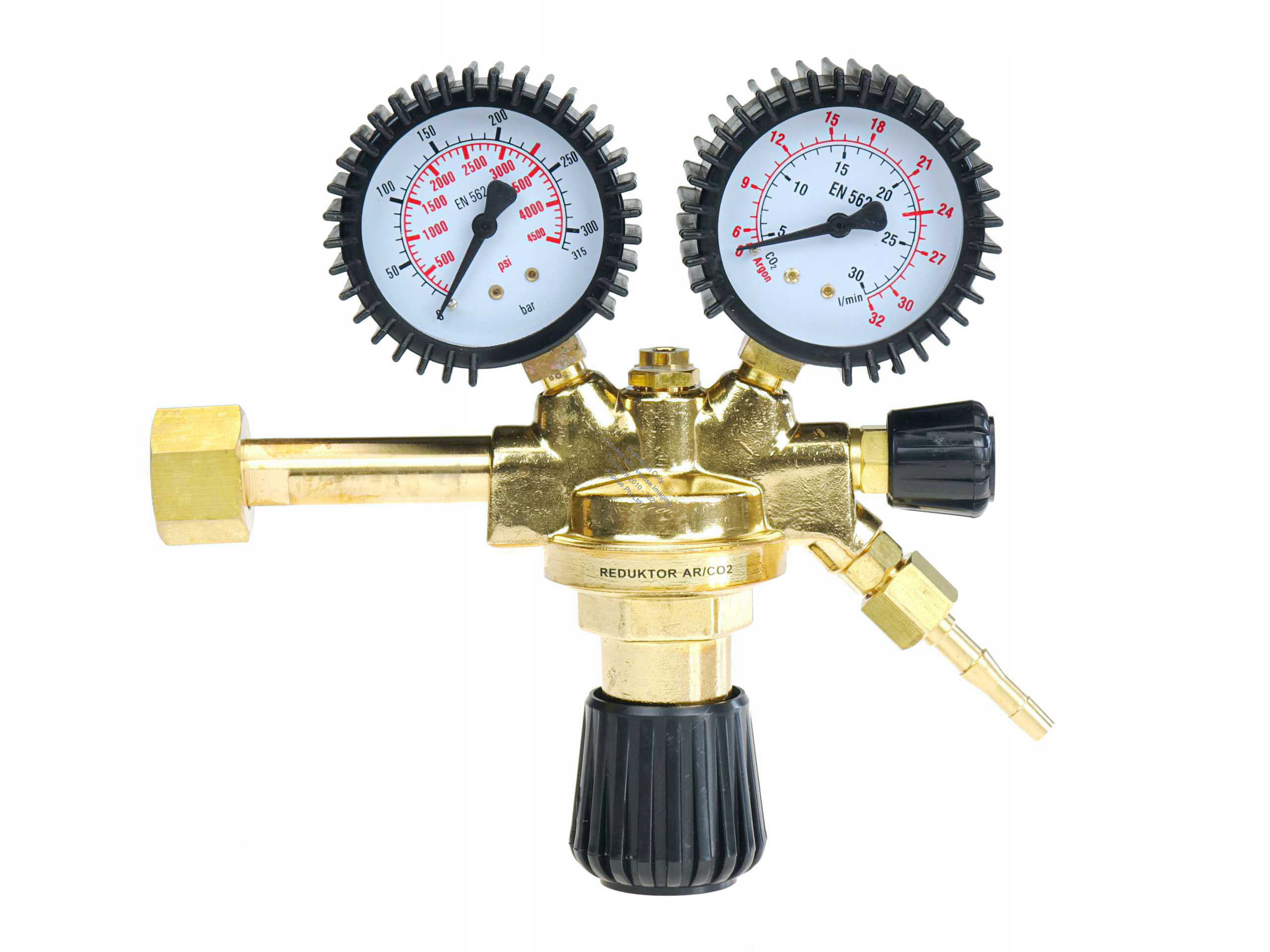 Reduktor butlowy Ar/CO2 MAXY z 2 manometrami IDEAL - 265200