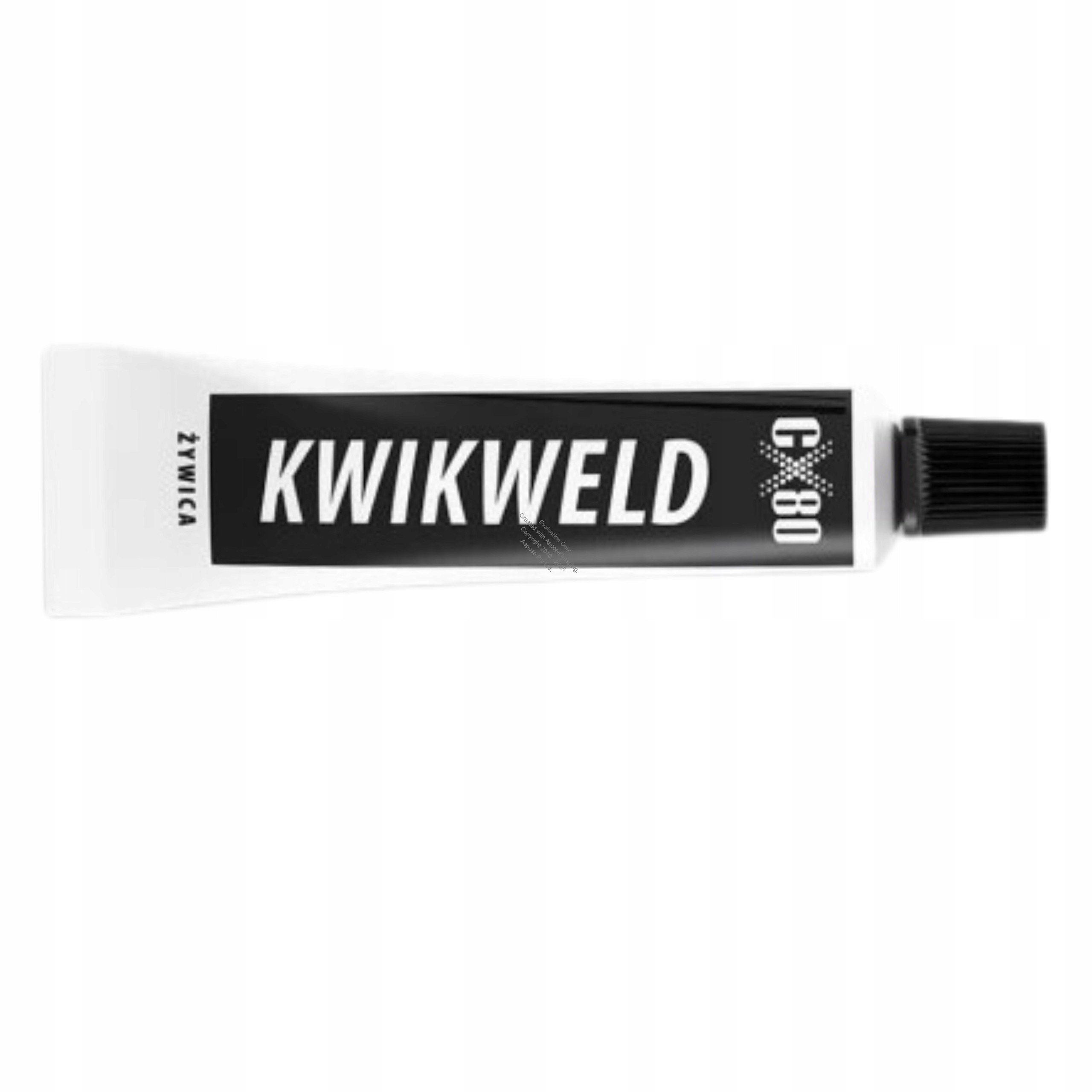 Klej epoksydowy KWIK-WELD CX-80 spawanie na zimno szybkowiążący 2x27g / 012 - obrazek 2