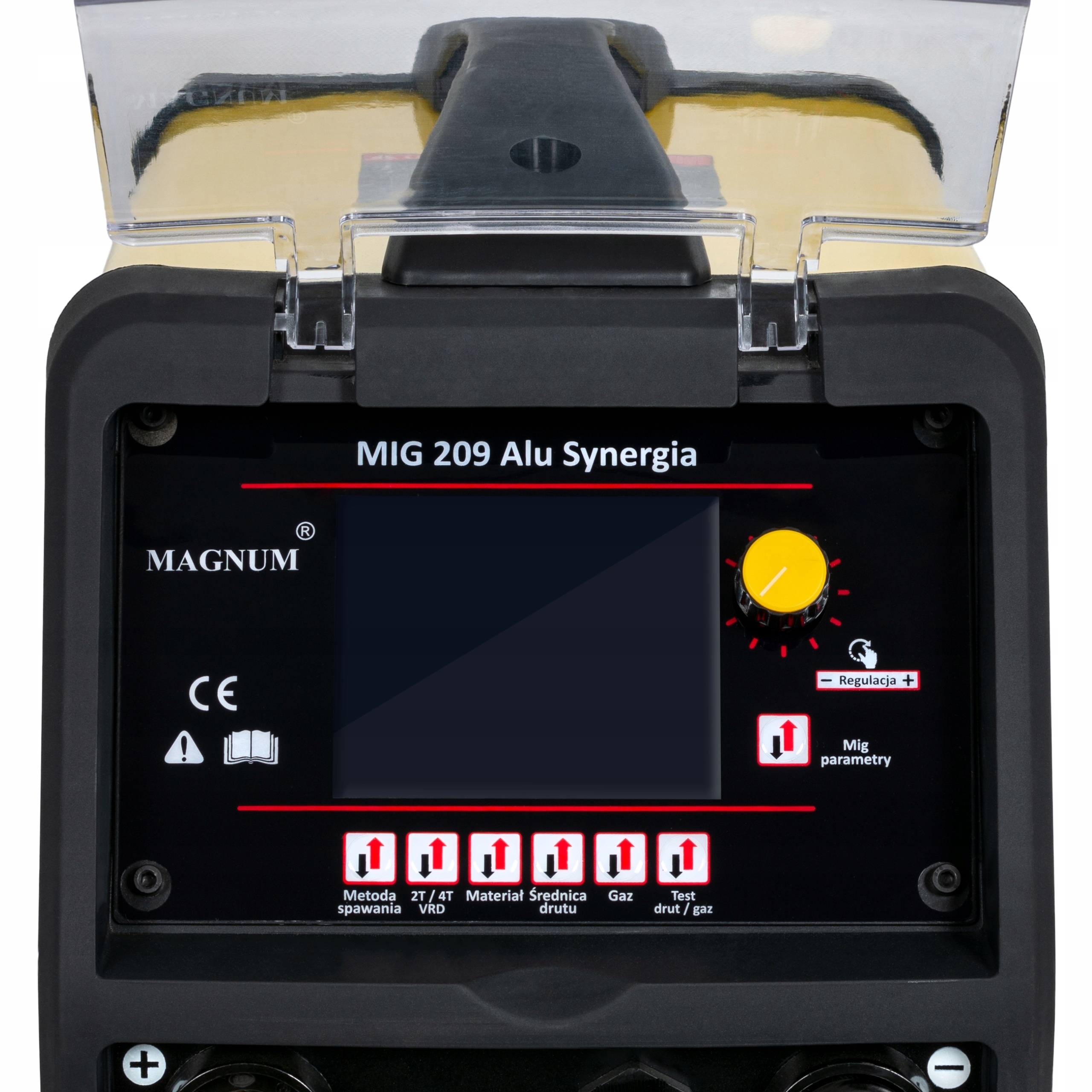 SPAWARKA MIGOMAT 3w1 Magnum MIG 209 ALU SYNERGIA LCD MIG MAG MMA TIG Lift - obrazek 9