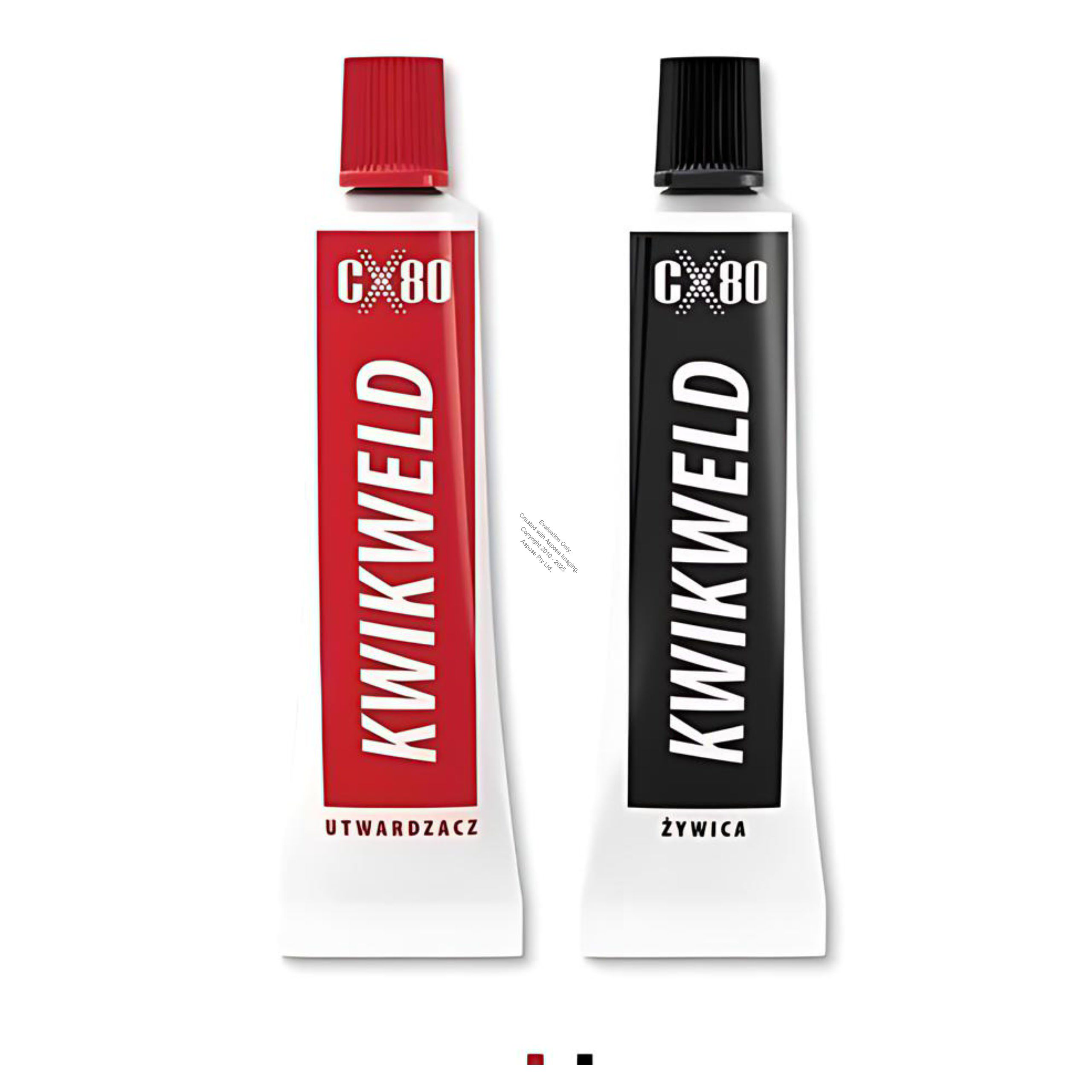 Klej epoksydowy KWIK-WELD CX-80 spawanie na zimno szybkowiążący 2x27g / 012