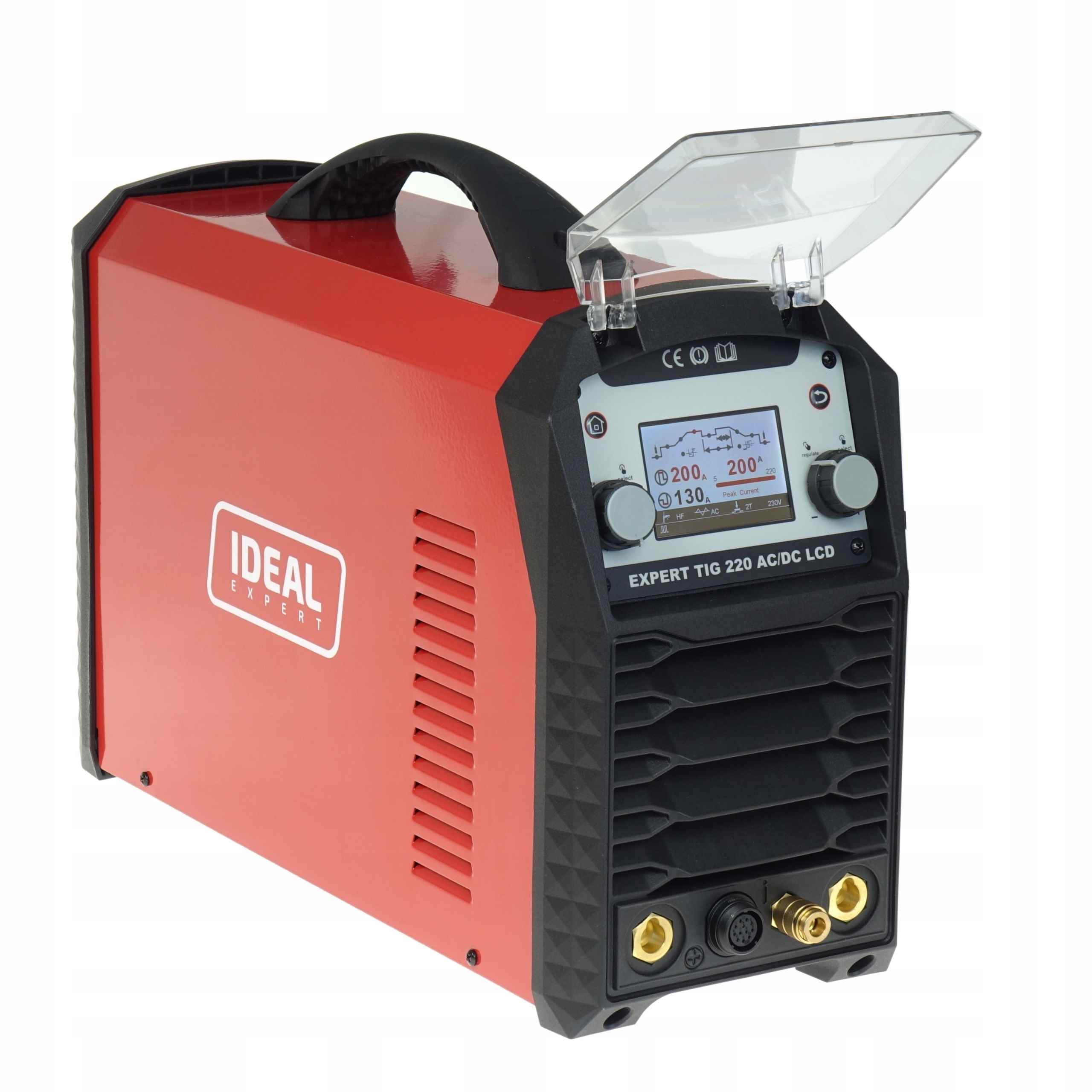 SPAWARKA INWERTOROWA TIG AC/DC PULS ALU EXPERT 220 + Zestaw TIG LCD IDEAL - obrazek 5