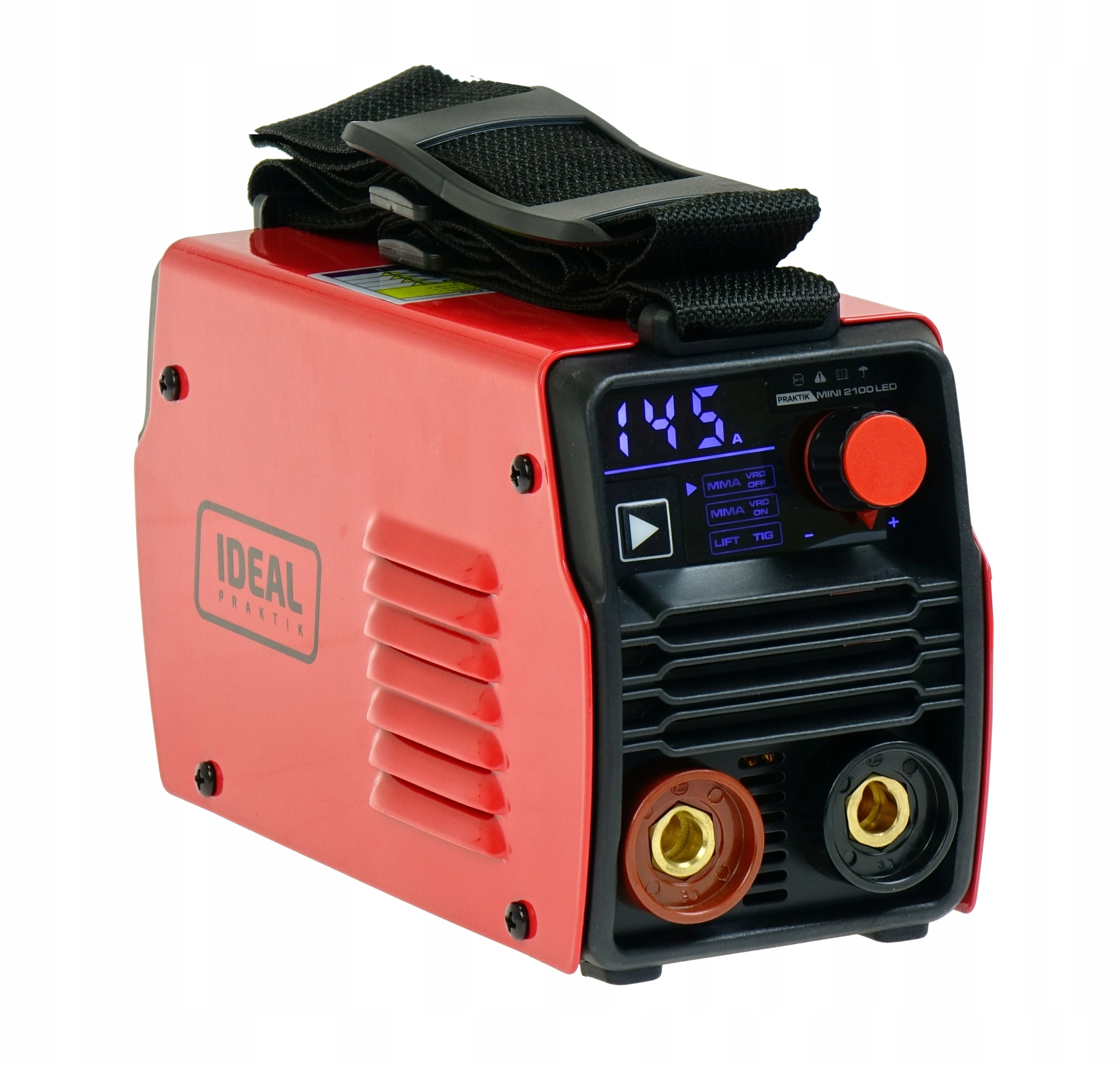 Spawarka inwertorowa MMA elektrodowa IDEAL PRAKTIK MINI 2100 LED + walizka - obrazek 8