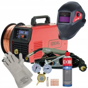 Spawarka MIGOMAT 3w1Ideal TecnoMig 202 Synergia LED MIG MMA TIG FLUX zestaw