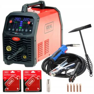 Spawarka MIGOMAT TECNO MIG 224 SYNERGIC LED 4x4 MMA FLUX TIG LIFT 230V 220A