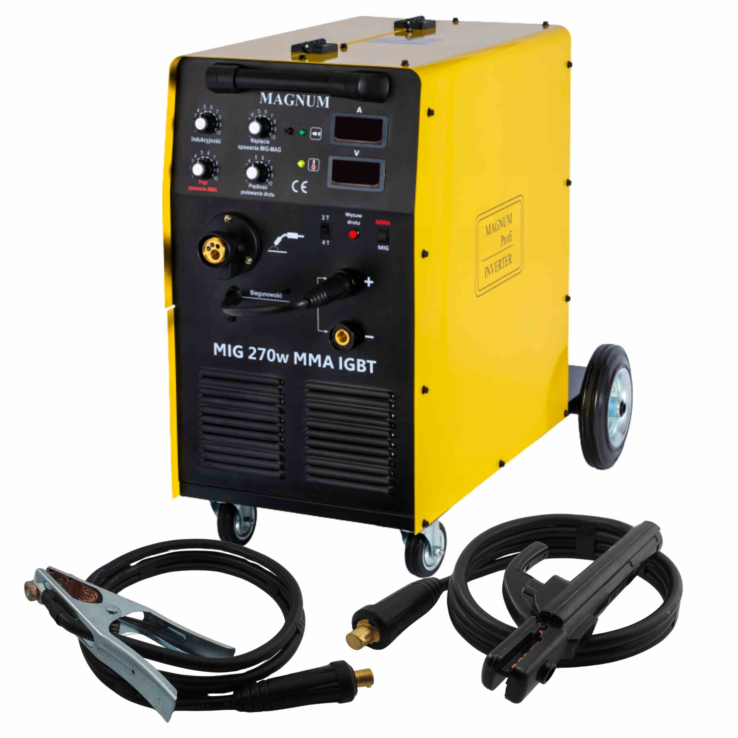 SPAWARKA MIGOMAT półautomat INWERTER Magnum MIG 270W MIG 280 A 400V MB25/5
