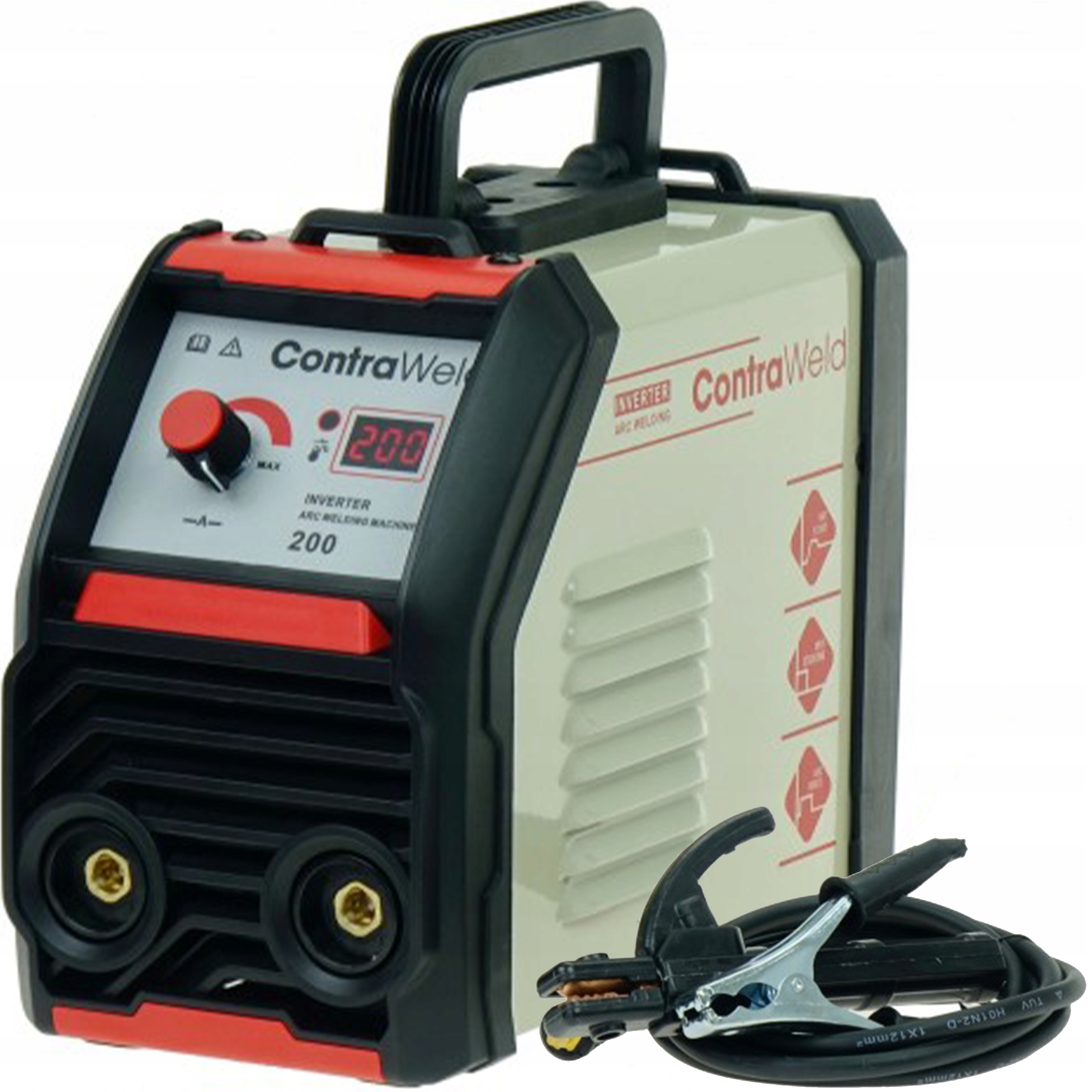 Spawarka MMA inwertorowa elektrodowa MMA IDEAL ContraWeld 200A 30-200 A - obrazek 4
