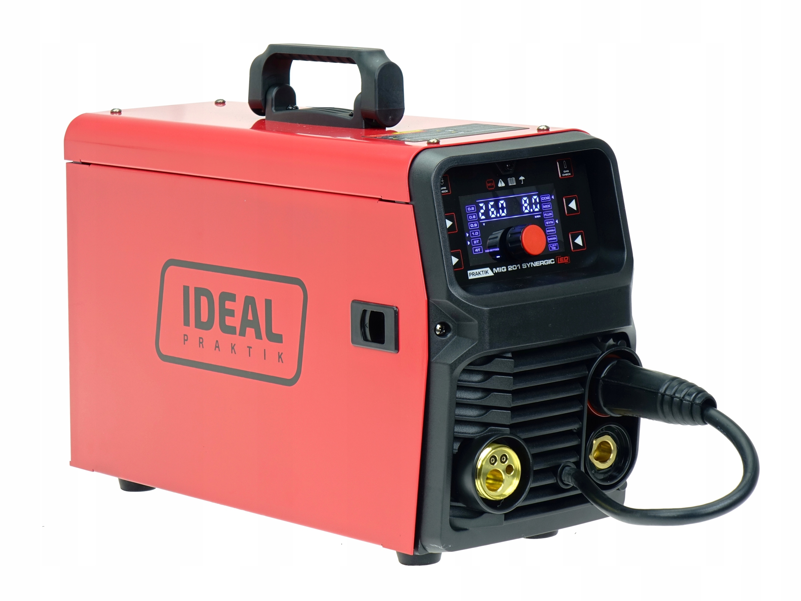 Spawarka MIGOMAT 3w1 Ideal Praktik MIG 201 Synergia LED 200A MIG MMA TIG - obrazek 9