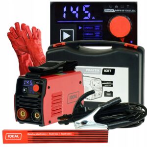 Spawarka inwertorowa MMA elektrodowa IDEAL PRAKTIK MINI 2100 LED + walizka