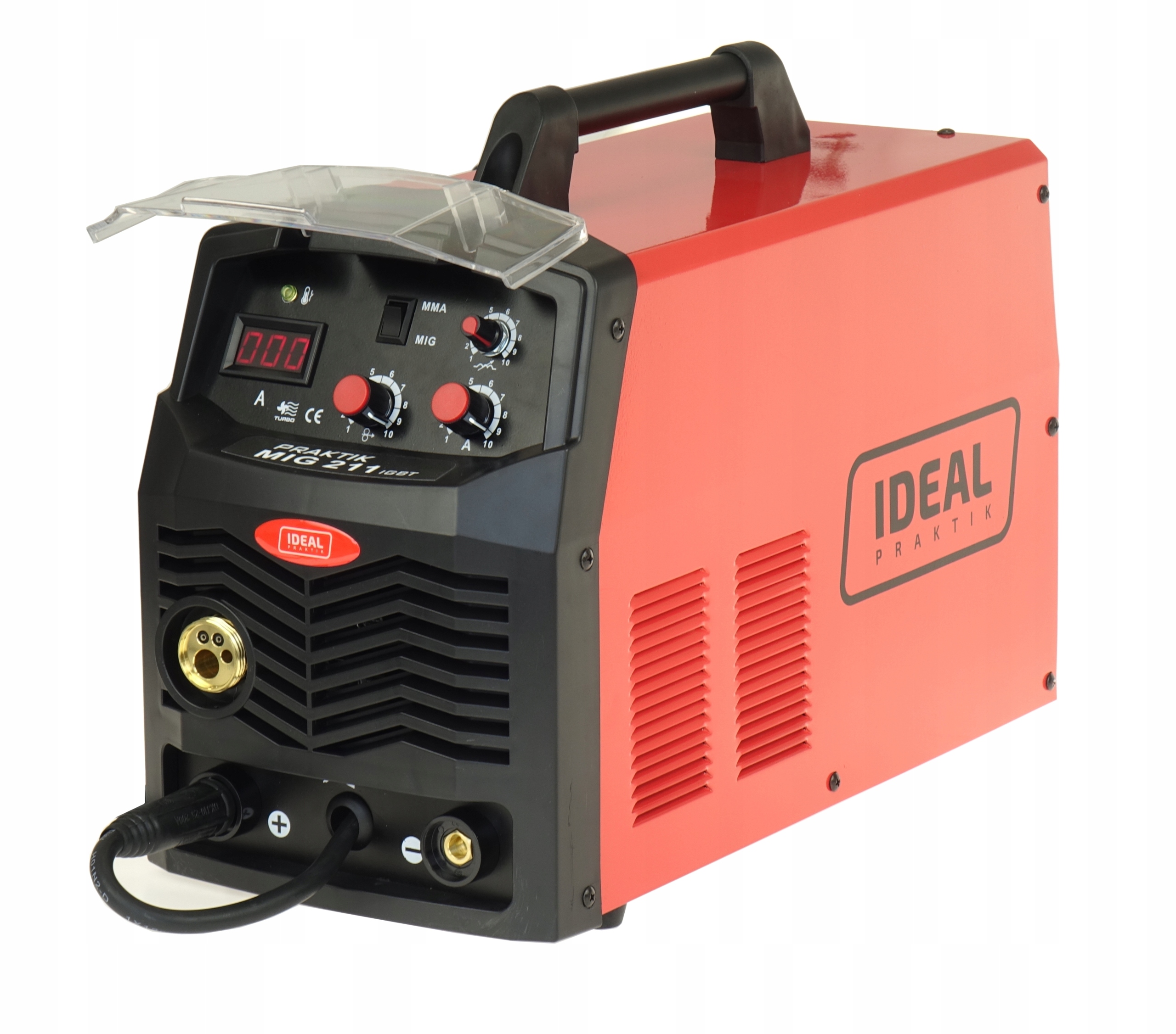 Spawarka Migomat Ideal Praktik MIG 211 MMA Digital 3w1 FLUX Indukcyjność 1szt - obrazek 4