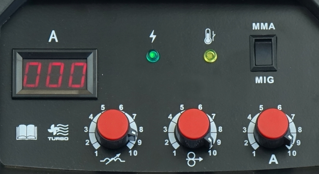 Spawarka inwertorowa TECNO MIG 220 MIG MAG MMA 230V zestaw + przyłbica - obrazek 10
