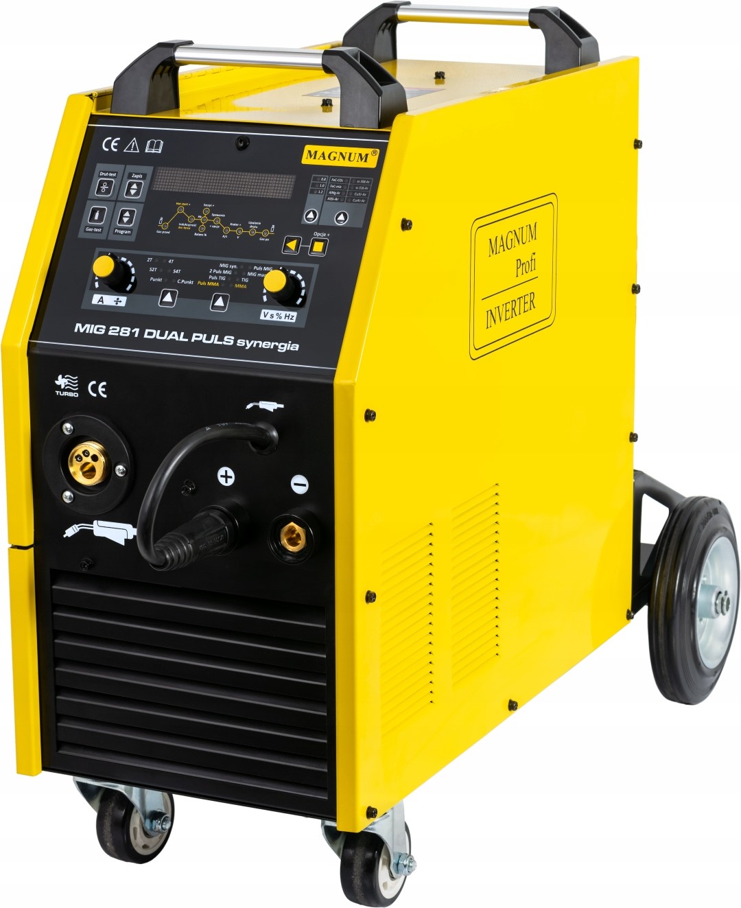 Spawarka MIGOMAT MAGNUM MIG 281 DUAL PULS Synergia 280A MMA TIG LIFT 400V