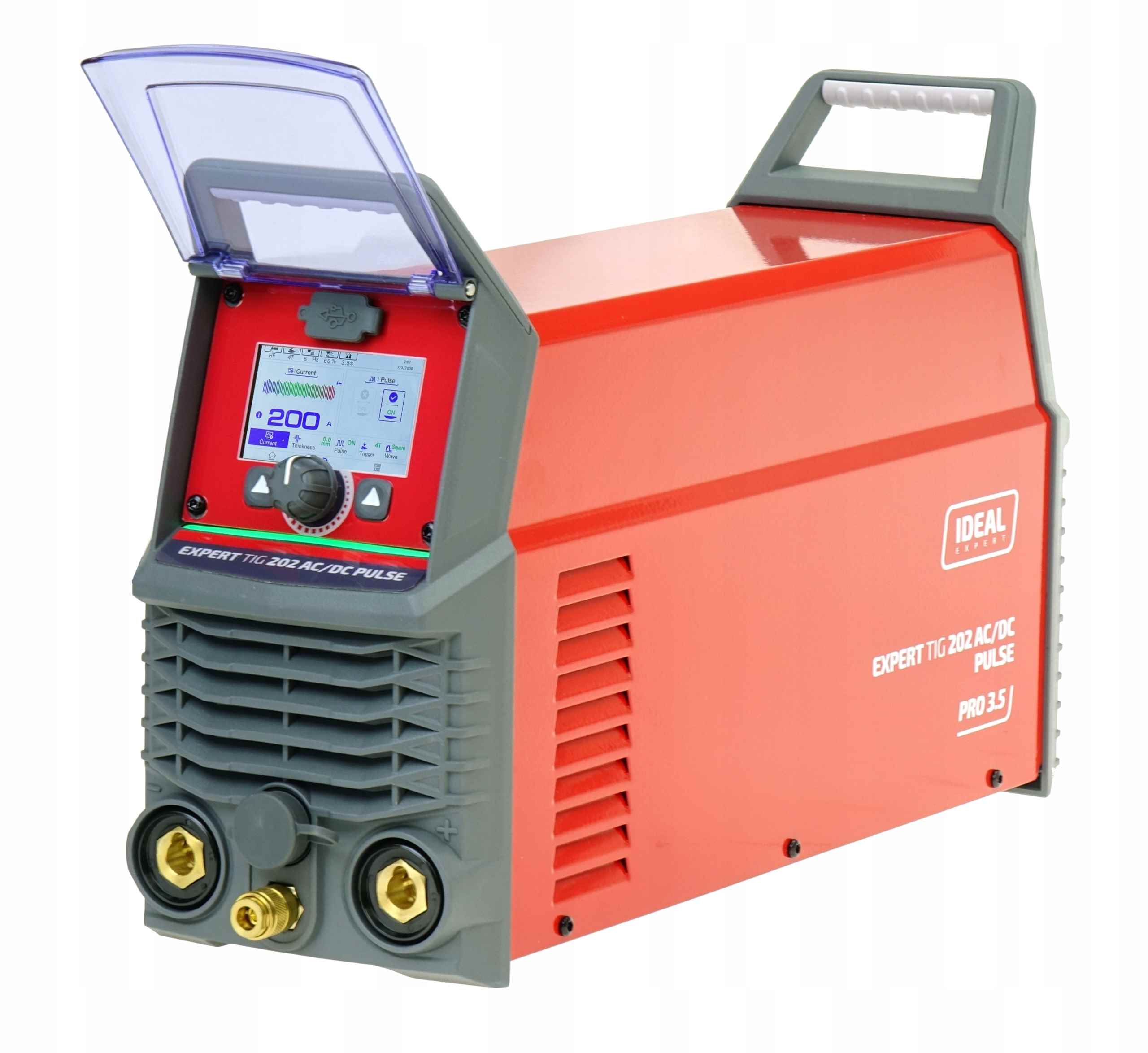 Spawarka INWERTOROWA TIG EXPERT 202 AC/DC PULSE IDEAL LCD HF MMA 230V IGBT - obrazek 5