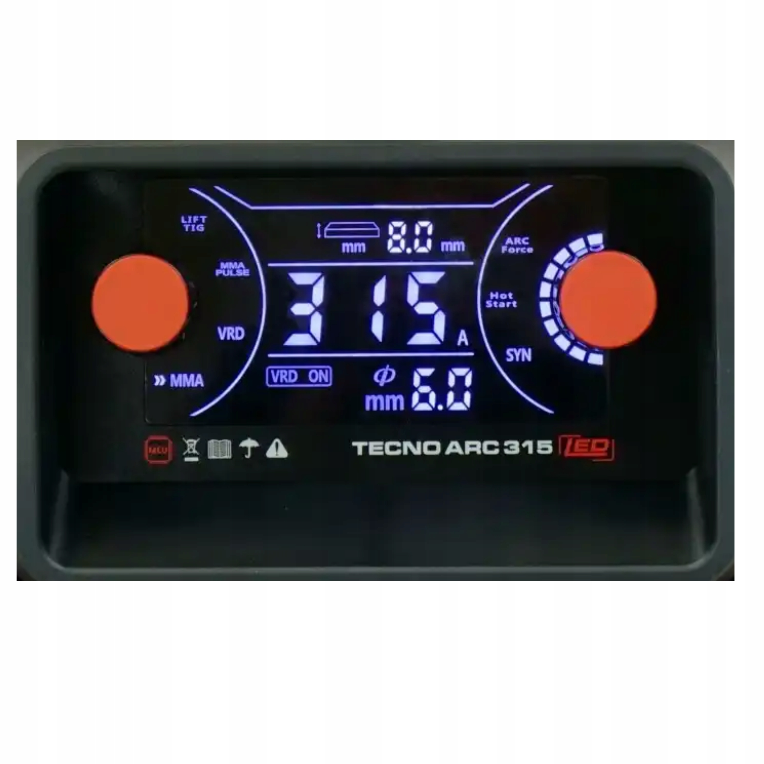 SPAWARKA INWENTOROWA MMA/TIG 315A 400V TECNO ARC 315 LED IDEAL - obrazek 7